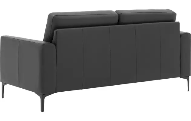 Goossens zitbank dallas zwart leer - 8260914-goossens-dallas-bank-leer-zwart-03