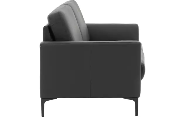 Goossens zitbank dallas zwart leer - 8260914-goossens-dallas-bank-leer-zwart-04