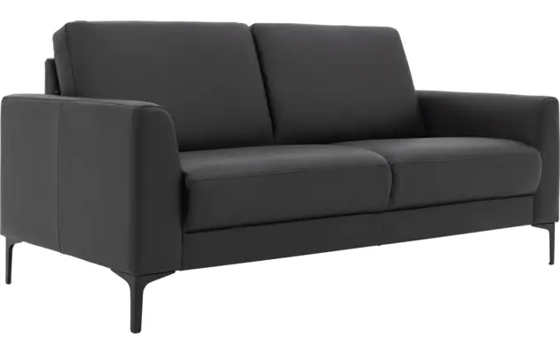 Goossens zitbank dallas zwart leer - 8260914-goossens-dallas-bank-leer-zwart-06