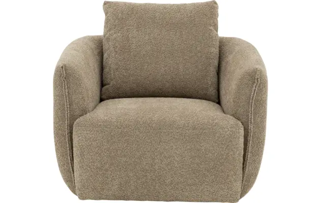 Goossens draaifauteuil fay bruin stof - 8261013-goossens-fay-fauteuil-stof-17