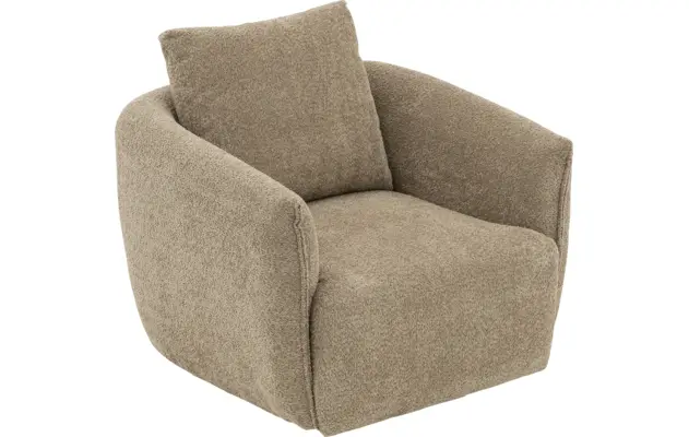 Goossens draaifauteuil fay bruin stof - 8261013-goossens-fay-fauteuil-stof-19