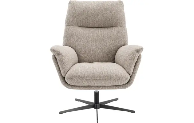 Goossens draaifauteuil finn beige stof - 8261025-goossens-finn-fauteuil-stof-02