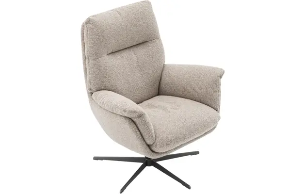 Goossens draaifauteuil finn beige stof - 8261025-goossens-finn-fauteuil-stof-03