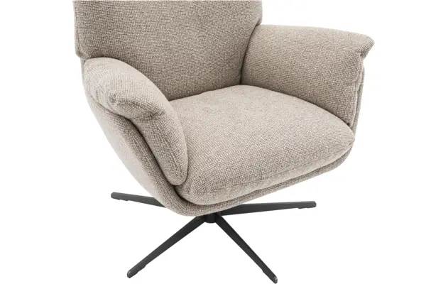 Goossens draaifauteuil finn beige stof - 8261025-goossens-finn-fauteuil-stof-07