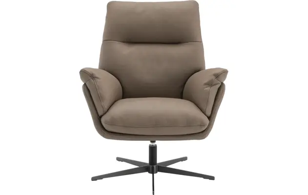 Goossens draaifauteuil finn bruin leer - 8261027-goossens-finn-fauteuil-leer-02