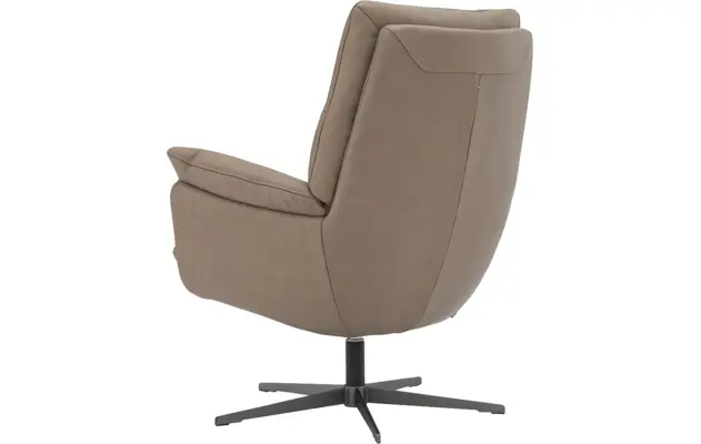 Goossens draaifauteuil finn bruin leer - 8261027-goossens-finn-fauteuil-leer-05