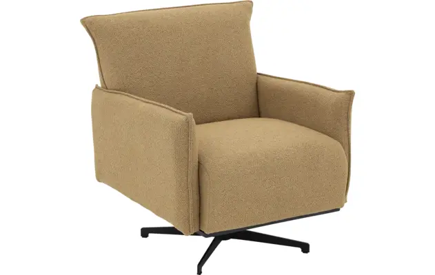 Goossens basic draaifauteuil lygo bruin stof - 8261072-goossens-basic-lygo-fauteuil-stof-19