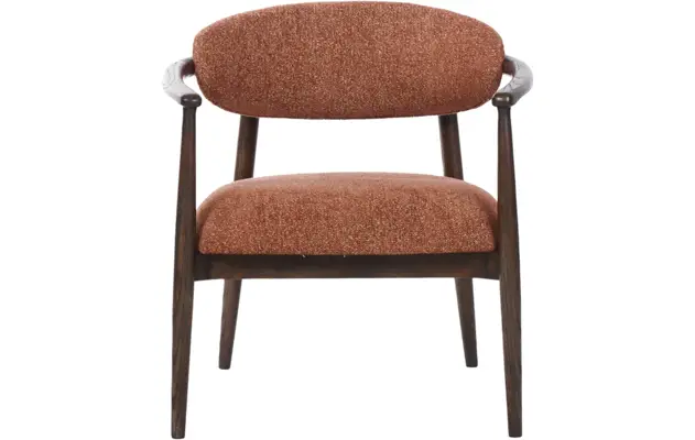 Goossens fauteuil diede bruin stof - 8261147-goossens-diede-fauteuil-stof-01