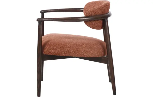 Goossens fauteuil diede bruin stof - 8261147-goossens-diede-fauteuil-stof-05