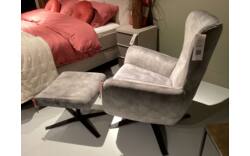 Goossens fauteuil genisa peer grijs stof - 0100850467_2025-11-26-17