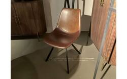 Goossens eetkamerstoel point leiderdorp bruin kunstleer - 0100899315_2026-06-23-14