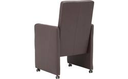 Goossens eetkamerstoel rivas bruin kunstleer - 8121829-05