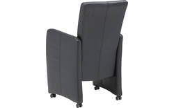 Goossens excellent eetkamerstoel riva zwart kunstleer - 8122394-04