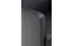 Goossens excellent eetkamerstoel riva zwart kunstleer - 8122394-01