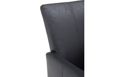 Goossens excellent eetkamerstoel riva zwart kunstleer - 8122394-01