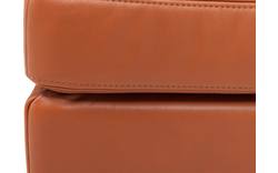 Goossens hocker massimo bruin leer - 8130616-01