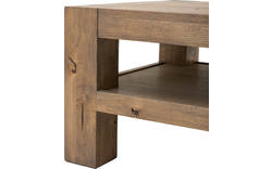 Goossens hoektafel roots grijs eiken - 8130684-01