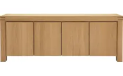Goossens dressoir clear blank eiken - 8130799-01