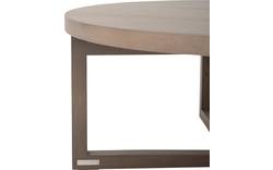 Goossens salontafel circulo donker bruin eiken - 8131147-01