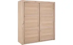 Goossens excellent kledingkast duo stripe onbewerkt eiken - 8131679-01