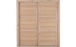 Goossens excellent kledingkast duo stripe onbewerkt eiken - 8131679-01