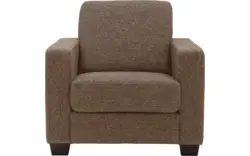 Goossens fauteuil n joy divana bruin stof - 8140449-467-01