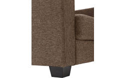 Goossens fauteuil n joy divana bruin stof - 8140449-467-01