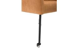 Goossens excellent eetkamerstoel leogang bruin leer - 8140504-01