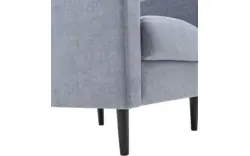 Goossens fauteuil hipp blauw stof - 8140540-01