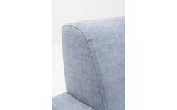 Goossens fauteuil hipp blauw stof - 8140540-01
