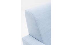 Goossens fauteuil hipp blauw stof - 8140541-01