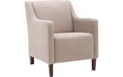 Goossens fauteuil romeo wit stof - 8140915-01