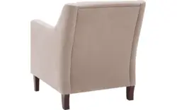 Goossens fauteuil romeo wit stof - 8140915-01