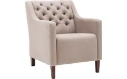 Goossens fauteuil romeo wit stof - 8140916-01