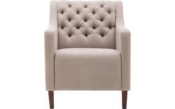 Goossens fauteuil romeo wit stof - 8140916-02