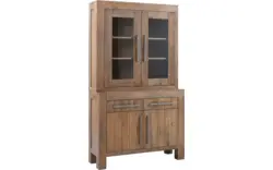 Goossens buffetkast roots grijs eiken - 8141052-01_-_2_deur_kast