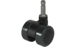 Goossens set van 4 wieltjes zwart kunststof - 8150543-01