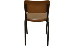 Goossens eetkamerstoel chaplin bruin leer - 8150555-01