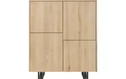 Goossens opbergkast luuk blank eiken - 8160250-01