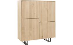 Goossens opbergkast luuk blank eiken - 8160250-02
