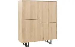 Goossens opbergkast luuk blank eiken - 8160250-01