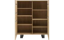 Goossens opbergkast luuk blank eiken - 8160250-01