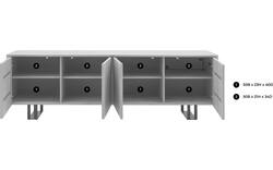 Goossens dressoir luuk onbewerkt eiken - 8160876-02