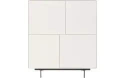 Goossens basic opbergkast verona wit mdf - 8160594-01