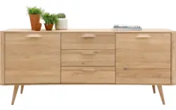 Goossens dressoir bjarte wit eiken - 8160669-A-02