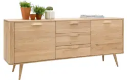 Goossens dressoir bjarte wit eiken - 8160669-A-02
