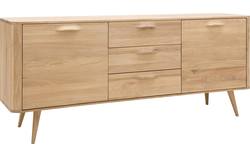 Goossens dressoir bjarte wit eiken - 8160669-A-02