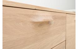 Goossens dressoir bjarte wit eiken - 8160669-A-02