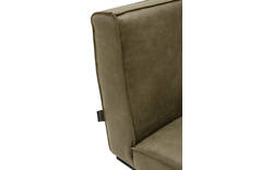 Goossens excellent eetkamerstoel tom groen leer - 8160694-01-zwartepoot