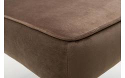 Goossens eetkamerstoel rob bruin stof - 8160698-01